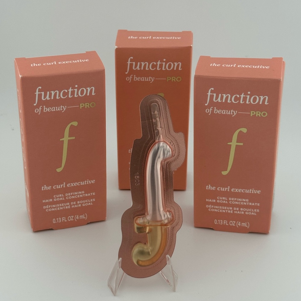 🎁 3 - Function of Beauty Pro Curl Defining Hair Concentrate Mix-in NIB
